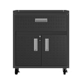 Rolling Garage Cabinet in Charcoal Gray