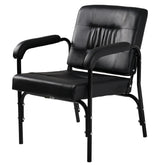 Barber Chair Reclining Shampoo Chair for Barber & Hair Stylist Chair,Auto Recline Spa Beauty Equipment, Black