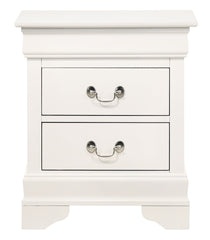 Elegant White Traditional Nightstand