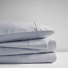 4-Piece Full Cooling Cotton Blend Sheet Set, Blue