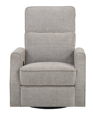 Tan Swivel Gliding Recliner