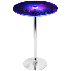 Spyra Contemporary Light Up Adjustable Bar Table by LumiSource