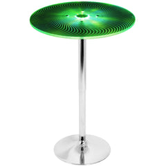 Spyra Contemporary Light Up Adjustable Bar Table by LumiSource