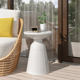 Outdoor Metal end Table -Large