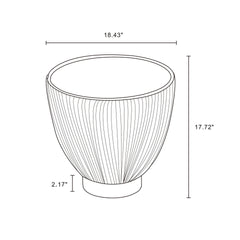 End Table in Orange