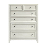 Gypsum Whitewash 6-Drawer Chest