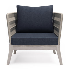 Santiago - Outdoor Conversation Chair - Slate Grey