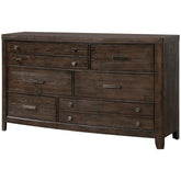 Antique Brown Dresser Cedar Lined Bottom Drawers