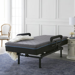 Twin Adjustable Sit to Stand Bed W/ Remote with Convenient Lift Twin