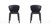 Dining Chair - Set of 2 in Black