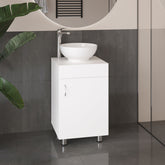 Bathroom Vanity with Sink, 1 Door, 4 Legs