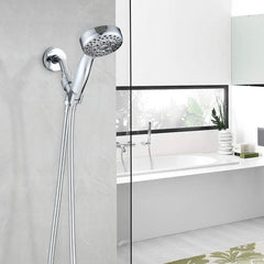 5 Mode Adjustable Settings Handheld Shower Head with Hose High Pressure Shower Heads