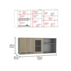 Wall Cabinet Retrit, Kitchen, Light Pine