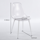 1+4,5pieces dining set, Table metal leg Mid-century Dining Table for 4-6 people With MDF Table Top, Pedestal Dining Table, End Table Leisure Coffee Table,white SET