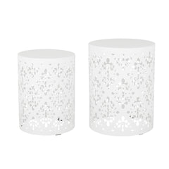 Metal S/2 end table