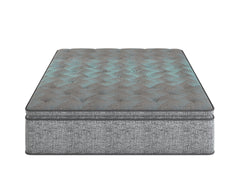 Restonic Comfort Care 12" Hybrid Euro Top Mattress, Individual Pocketed Coil Mattress , Plush Comfort, California King
