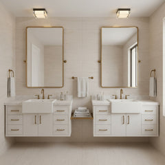 5-inch Black Integrated LED Flush Mount