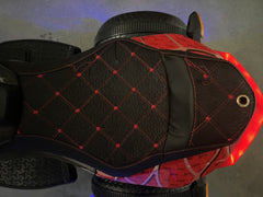 Kids Motorcycle Ride-On Motorcycle 3-Wheels Battery Powered Motorbike Rechargeable 12 V kids ride on toy with PU seat Training Wheels/manual throttle/ drive by hand /Lighting wheels