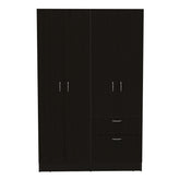 Armoire Alpes, Bedroom, Black / White