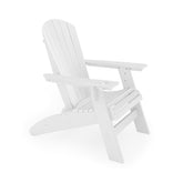 White Adirondack Chair – Sturdy HDPE Poly Lumber for Poolside, Patio, and Garden Relaxation
