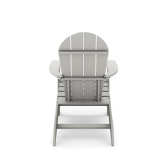Dark Gray Adirondack Chair – Premium HDPE Poly Lumber for Pool, Patio, and Garden Elegance