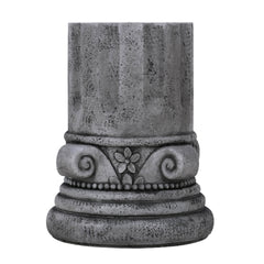 Cement Outdoor End Tables for Patio, GardenAccent Table, Modern Small Round Side Tablefor Outside, Tree Stump Garden Stool DrumTable indoor and Outdoor