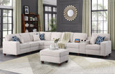 Ted Sectional Sofa with Ottoman