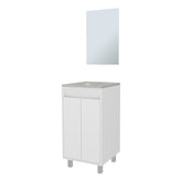 White Bathroom Cabinet with 2 Doors