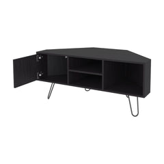 Wengue 1-Door TV Stand with Open Storage