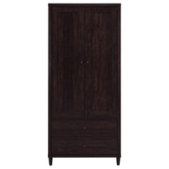 Nestor Tobacco 2-drawer Tall Accent Cabinet with 2 Doors