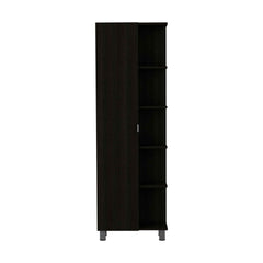 Wenge 5-Shelf Tall Cabinet