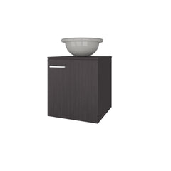 Wengue Bathroom Vanity with Integrated Sink