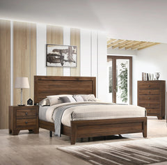 1pc Contemporary 6-Drawer Storage Dresser Metal Hardware Rustic Brown Cherry Rustic Finish Wooden Bedroom Furniture