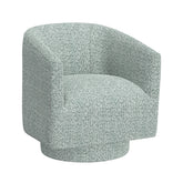 Blue Swivel Accent Chair