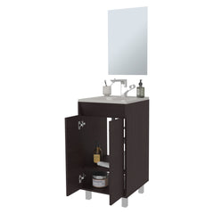 Saratoga Bathroom Cabinet with 2 Doors, White