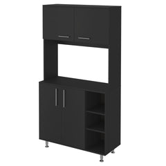 Colorado Pantry Cabinet, Three Open Shelves