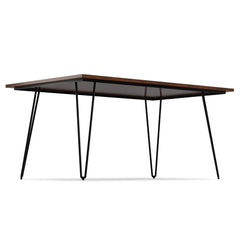 Hunter Dining Table in Umber Brown