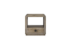 Knotty English Oak End Table