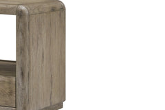 Knotty English Oak End Table