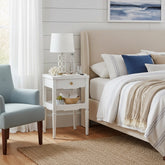 Foley White 1-drawer Nightstand
