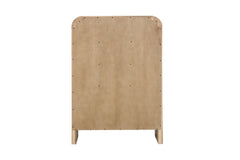 1pc Transitional Style Chest Metal Finger Handles English Dovetail Drawers Slide Metal Glides Natural Finish Bedroom Furniture