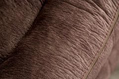 Transitional Style Glider Recliner Arms Pillow Top Blocked Hardware Frame Fully Upholstered Dark Brown Finish Primary Living Rom