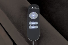 Transitional Style Dark Gray Finish Lift Chair Steel Seat Box Rolled Arms USB Ports Wired Controller Primary Living Room