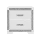 Soulmarie White Nightstand