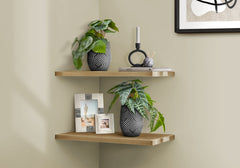 Artificial Plant, 8" Tall, Alocasia, Indoor, Faux, Fake, Table, Greenery, Potted, Set Of 2, Decorative, Green Leaves, Black Cement Pots