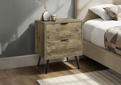 Accent Table, Bedroom, End, Living Room, Nightstand, Side Table, Storage Drawer, Light Brown Laminate, Modern, Contemporary
