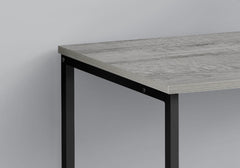 Computer Desk, Home Office, Laptop, Left, Right Set-up, Storage Drawers, 40"l, Work, Grey Laminate, Black Metal, Contemporary, Modern