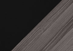 Table Set, 3pcs Set, Coffee, End, Side, Accent, Living Room, Black And Grey Laminate, Transitional