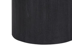 Lighting, 24"h, Table Lamp, Black Concrete, Ivory / Cream Shade, Modern