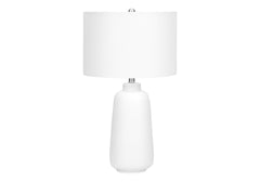 Lighting, 26"h, Table Lamp, Cream Ceramic, Ivory / Cream Shade, Modern